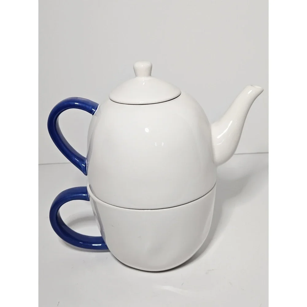 Rae Dunn Disney Snow White Tea For One Set Original Princess Teapot Mug Ceramic